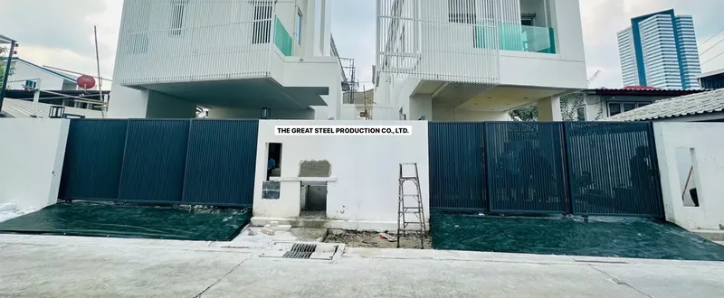 ประตูรั้วบานเลื่อน · บางนา
